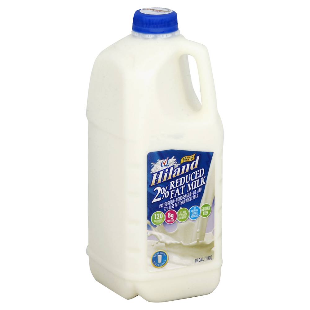 Hiland 2% Reduced Fat Milk (0.5 gallon)