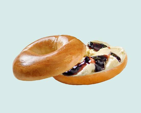 藍莓乳酪貝果 Blueberry Jam & Cheese bagel