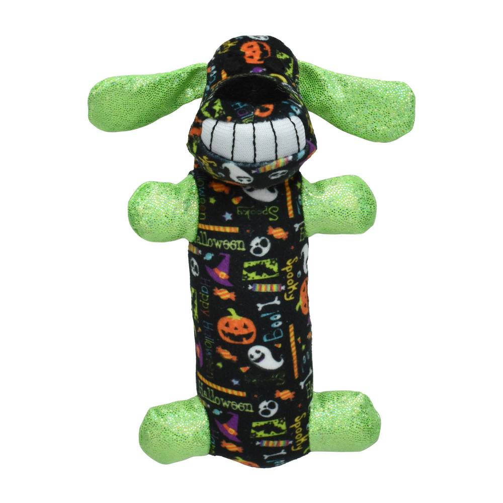 Halloween Bobo Dog Toy Halloween Print (Color: Black)