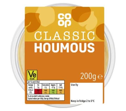 CO OP HOUMOUS DIP 200G