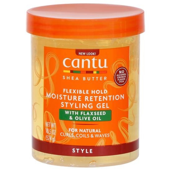 Cantu Shea Butter Flexible Hold Moisture Retention Styling Gel With Flaxseed & Olive Oil