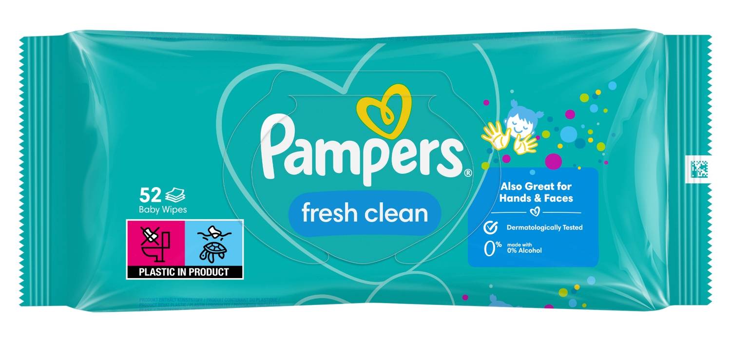 Pampers Scented 52 Baby Wipes