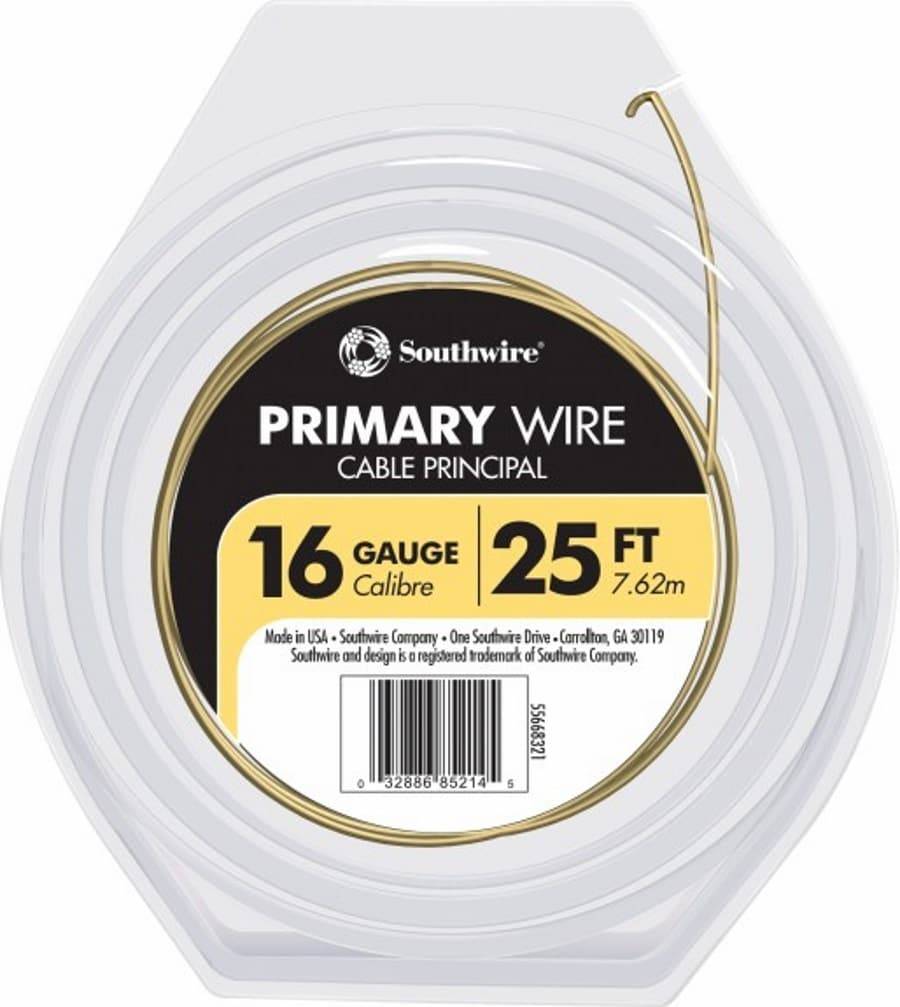 Southwire 25-ft 16-AWG Stranded Yellow Gpt Primary Wire | 55668321