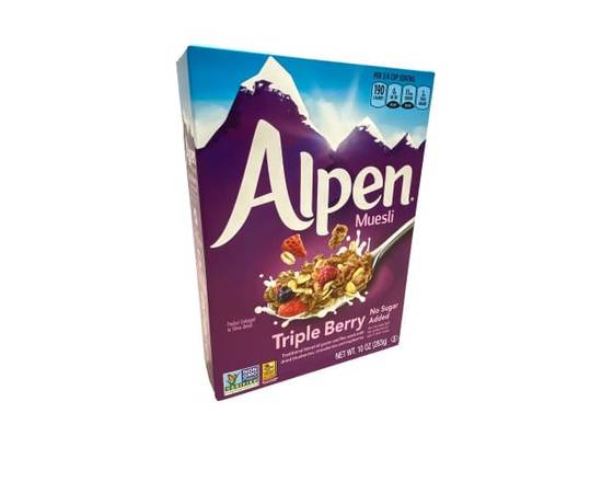 Alpen · Triple Berry No Sugar Added Muesli Cereal (10 oz)