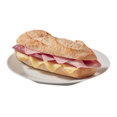 Tostada de jamón y queso