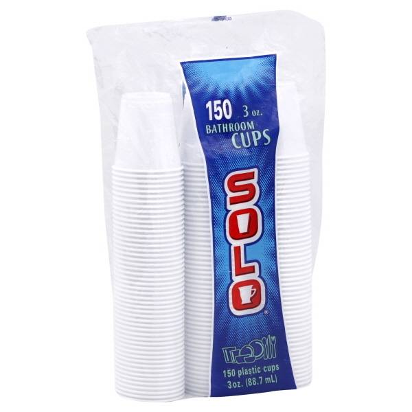 Solo Plastic Bathroom Cups (150 ct)