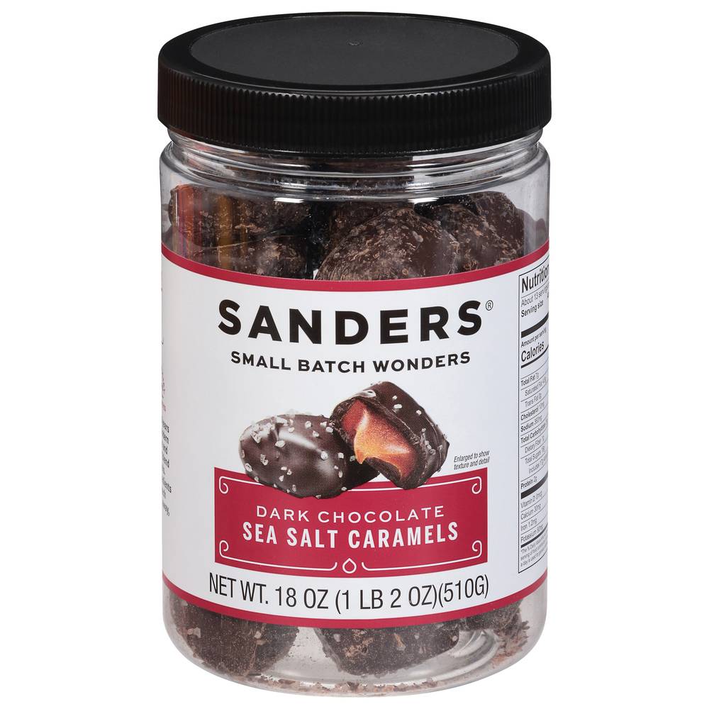 Sanders Sea Salt Caramels Dark Chocolate (18 oz)