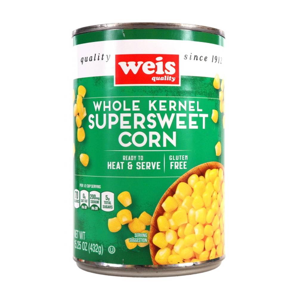 Weis Whole Kernel Supersweet Corn (15.25 oz)