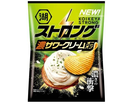 32_湖池屋　ストロング濃サワークリーム　５５ｇ