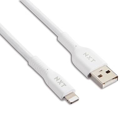 Nxt Technologies Braided Lightning To Usb Cable ( 10 ft/white)