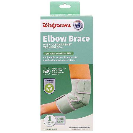 Walgreens Cleanprene Elbow Brace One Size - 1.0 ea