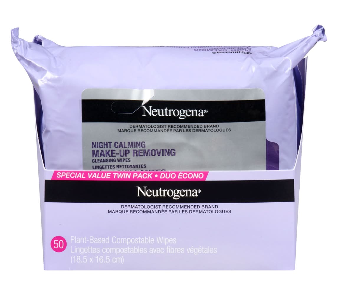 Neutrogena Night Calming Mur Wipes Duo-Nat