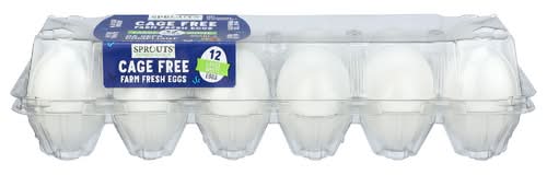 Sprouts Cage Free Large Grade AA White Eggs