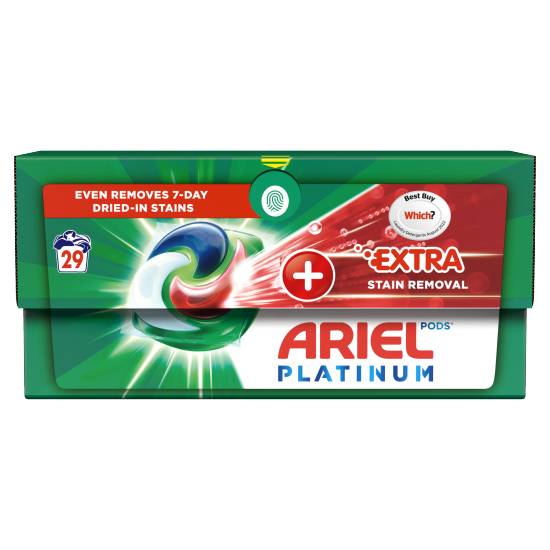 Ariel Platinum Extra Stain Removal Liquid Detergent Pods