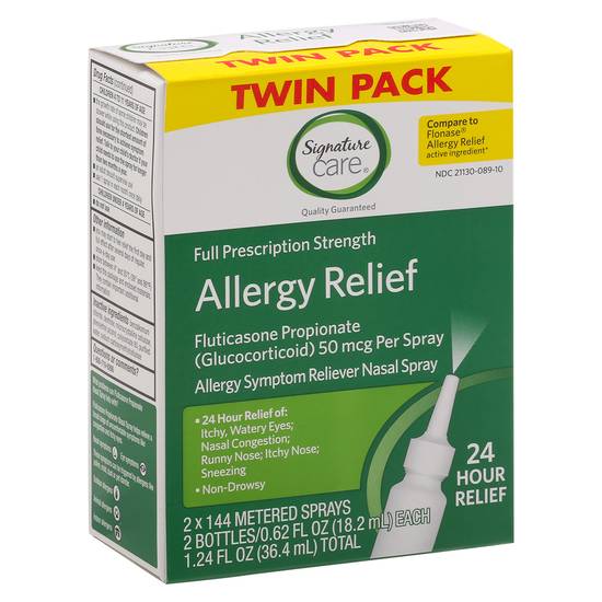 Signature Care Twin pack Allergy Relief (2 x 0.62 fl oz)