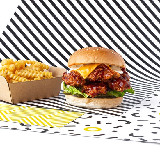 Sticky BBQ Sandwich Meal