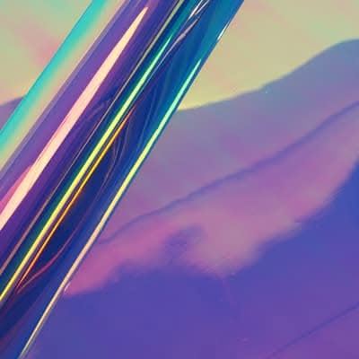 Holographic Lunar Permanent Vinyl By Make Market