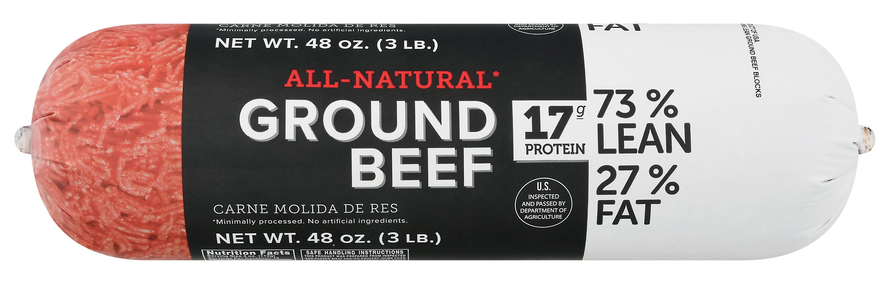 Tyson All Natural Ground Beef (48 oz)