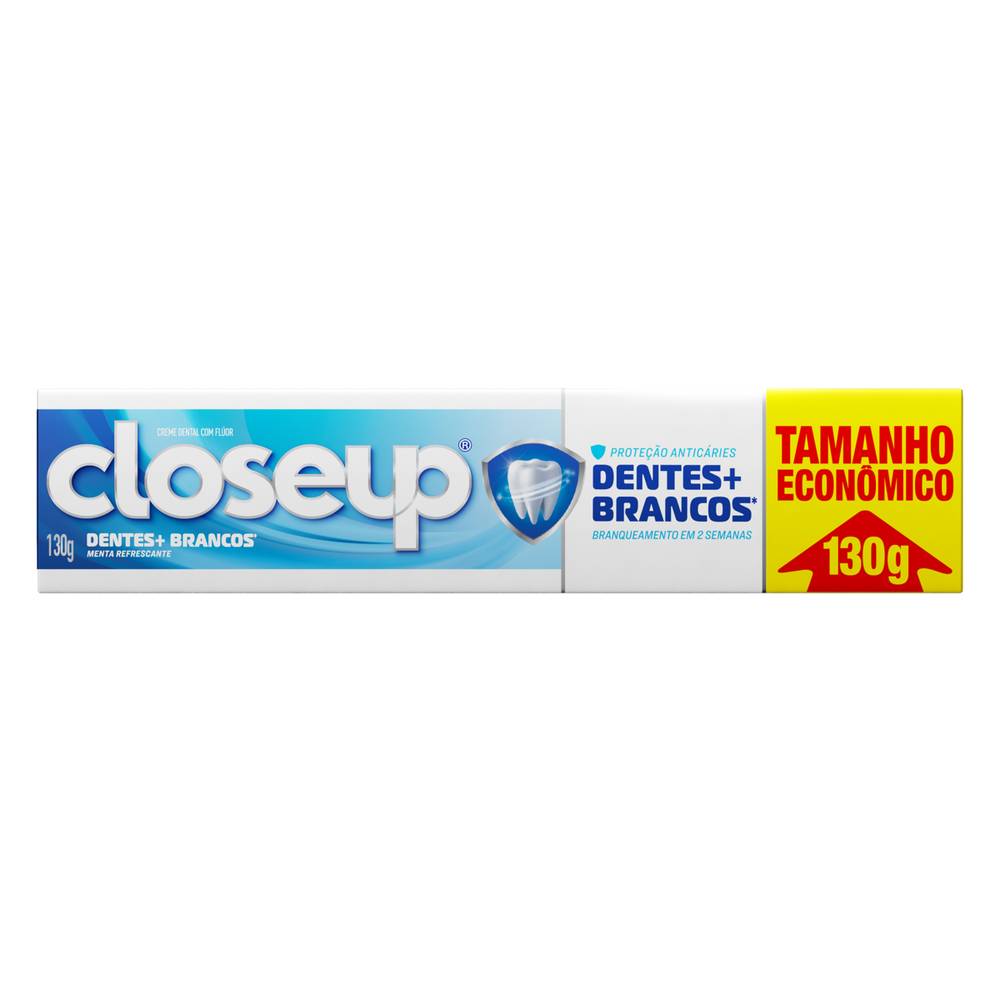 Closeup · Creme dental proteção anticáries dentes + brancos menta refrescante (130 g)