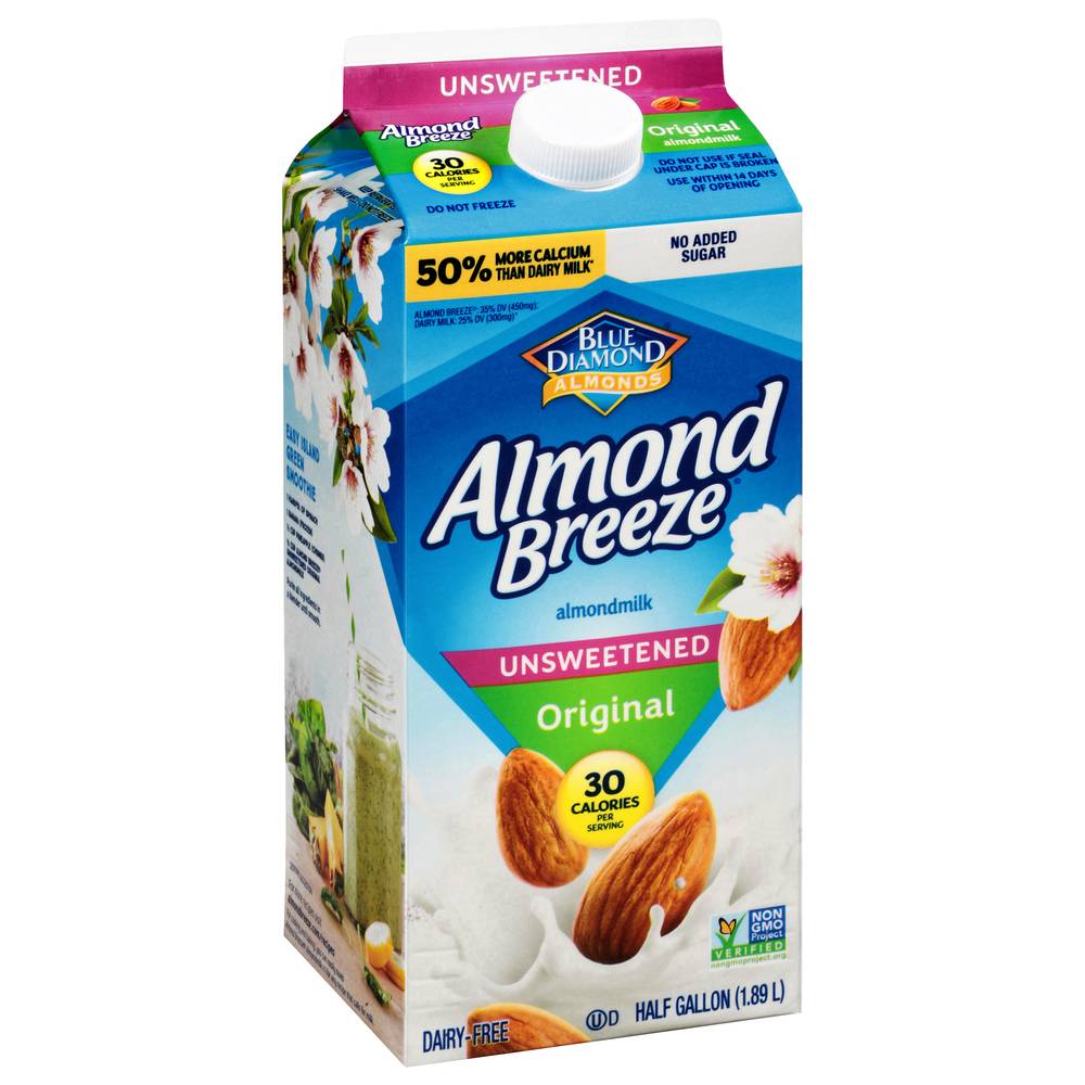 Almond Breeze Unsweetened Original Almondmilk (1.89 L)