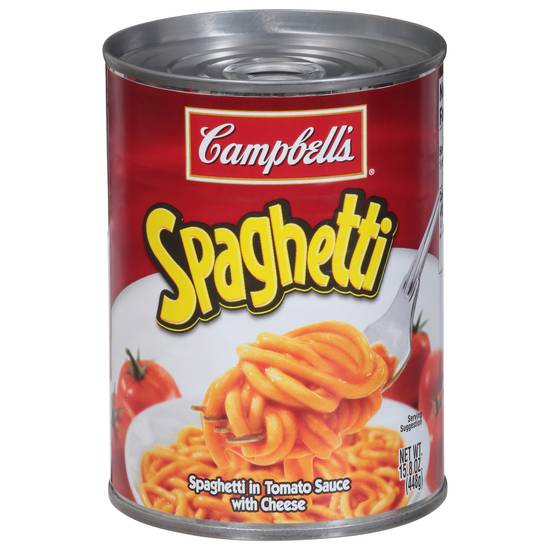 Campbell's Spaghetti in Tomato Sauce With Cheese
