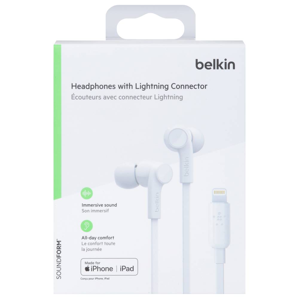 Belkin Rockstar White Earbuds