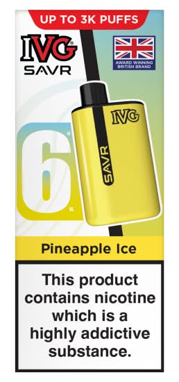 IVG Pineapple Ice, Savr 3000 Starter Kit 20mg