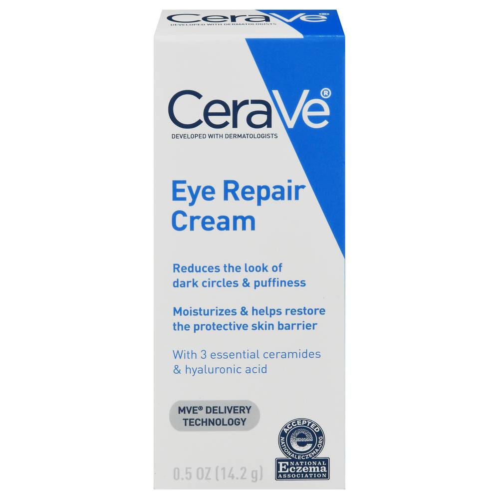 CeraVe Eye Repair Cream For Dark Circles & Puffiness (0.5 oz)