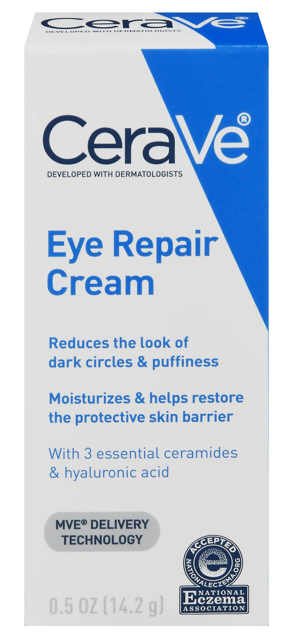 CeraVe Eye Repair Cream For Dark Circles & Puffiness (0.5 oz)