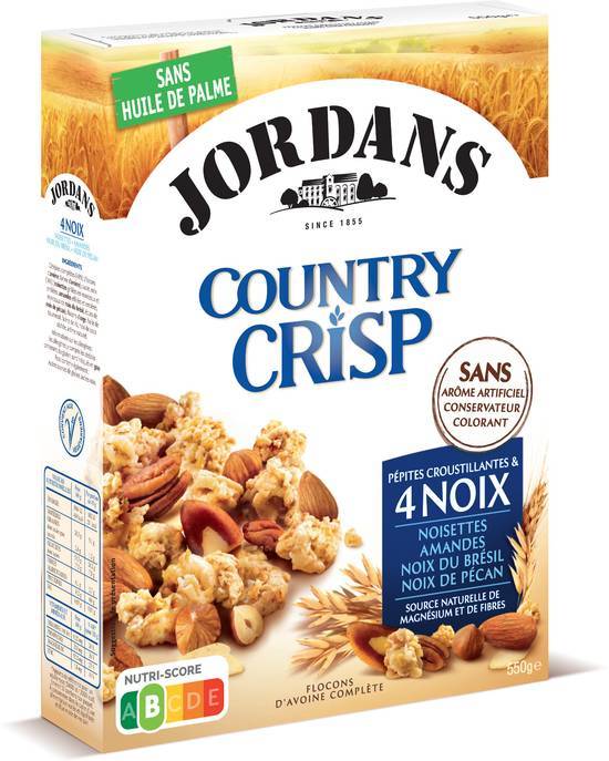 Country crisp 4 noix - jordans - 550g