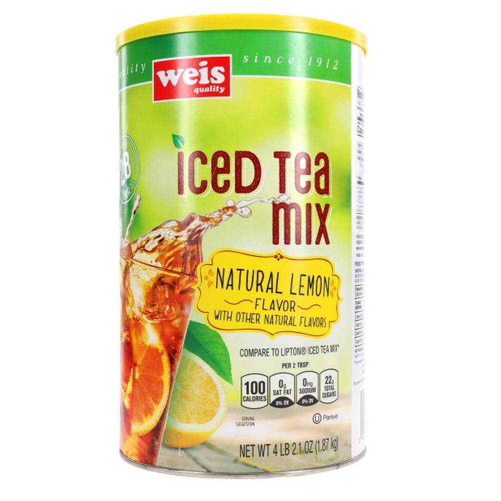 Weis Quality Iced Tea Mix, Lemon (66.1 oz)