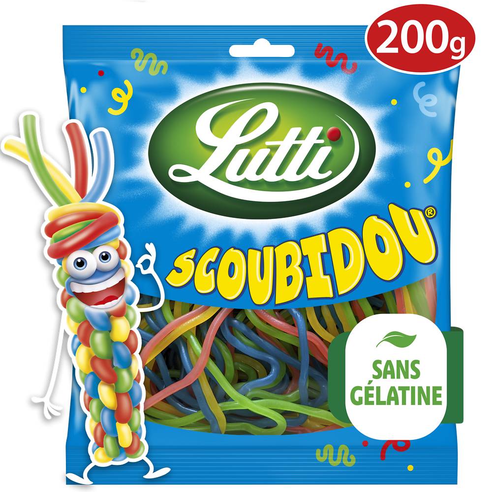 Lutti - Bonbons scoubidou (200g)