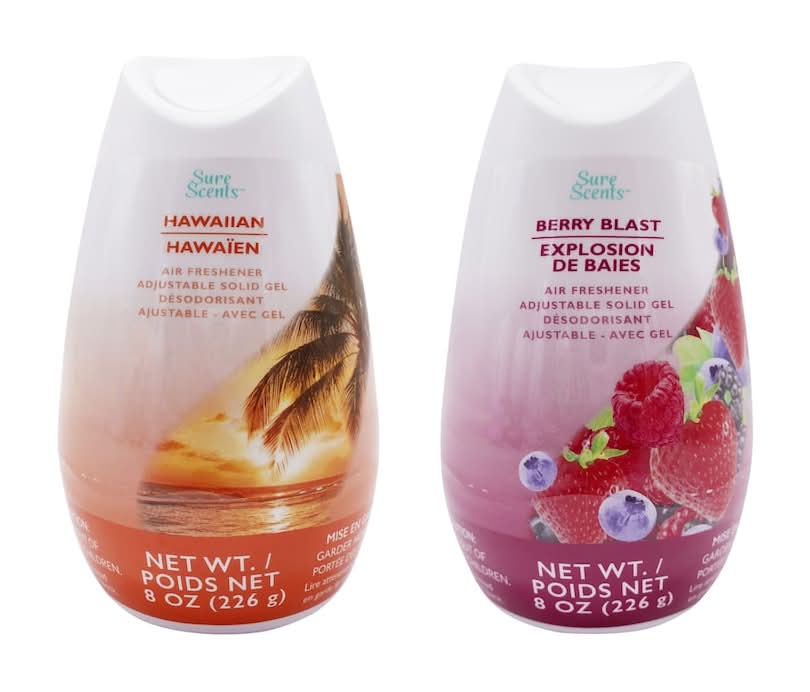 Sure Scents Air Freshener, Hawaiian-Berry Blast (2 x 8 oz)