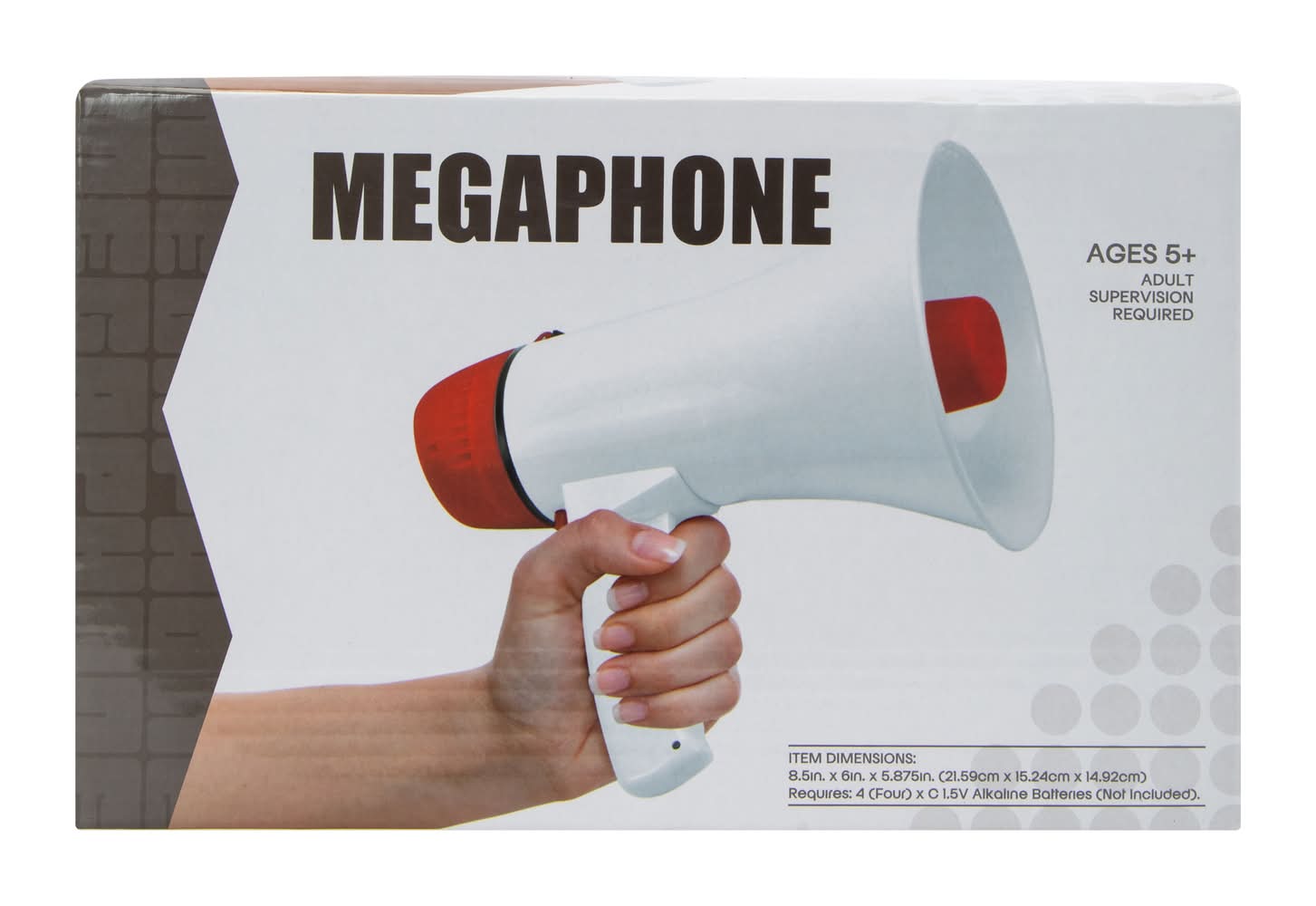 Battery-Operated Megaphone Red