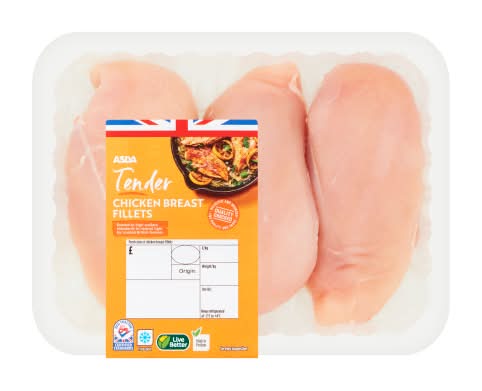 ASDA Tender Chicken Breast Fillets (600g)
