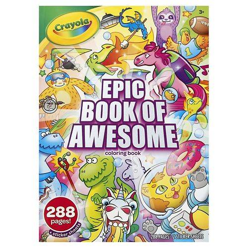 Crayola Epic Adventure Coloring Book 288 pages - 1.0 ea