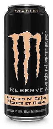 Monster Energy Reserve Energy Drink, Peaches N' Creme (473 ml)