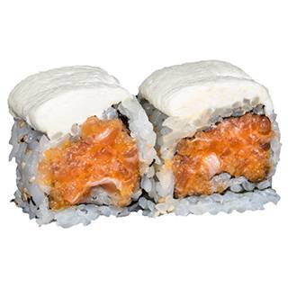 Spicy Salmon & Cream Cheese Roll (6pcs)