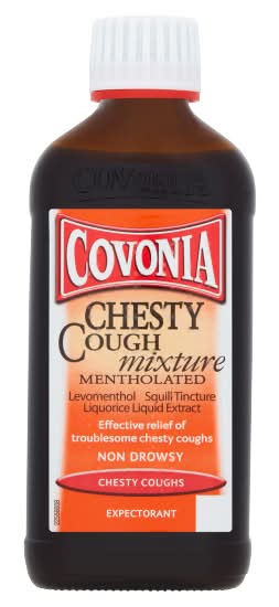 Covonia Chesty Cough Mixture Mentholated (180ml)