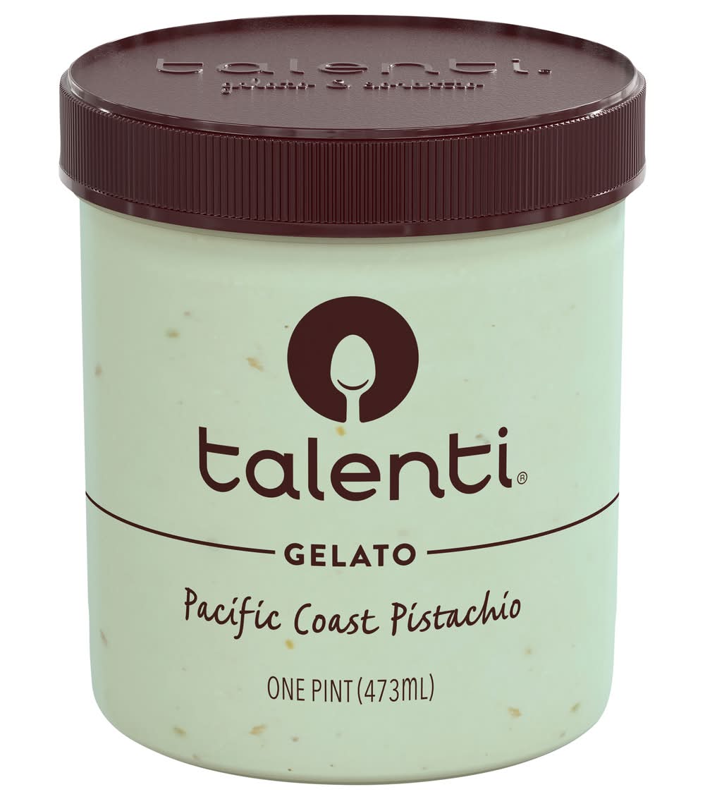 Talenti Gluten Free Gelato Ice Cream, Pacific Coast Pistachio (1 pint)