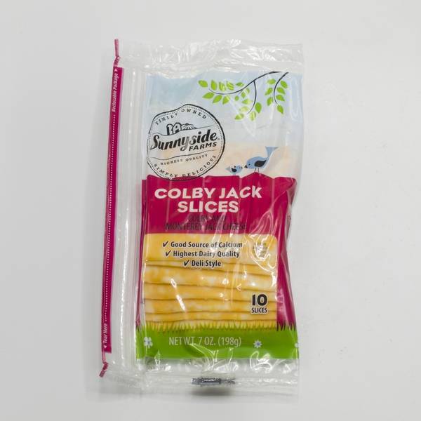 Sunnyside Farms Natural Colby Jack Slice Cheese (7 oz, 10 ct)