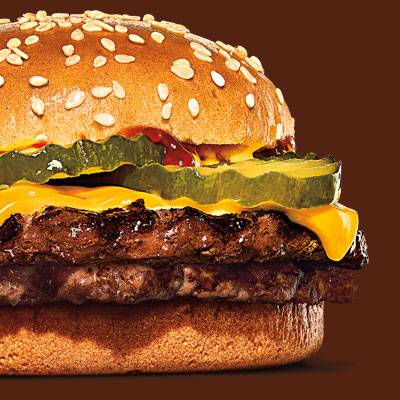 Hamburguesa Doble con Queso 