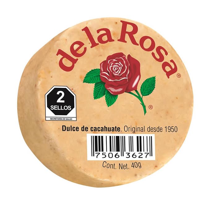 de la Rosa · Dulce de cacahuate estilo mazapán (40 g)