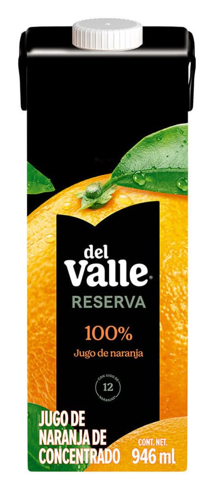 Del Valle · Jugo de fruta, naranja (946 ml)