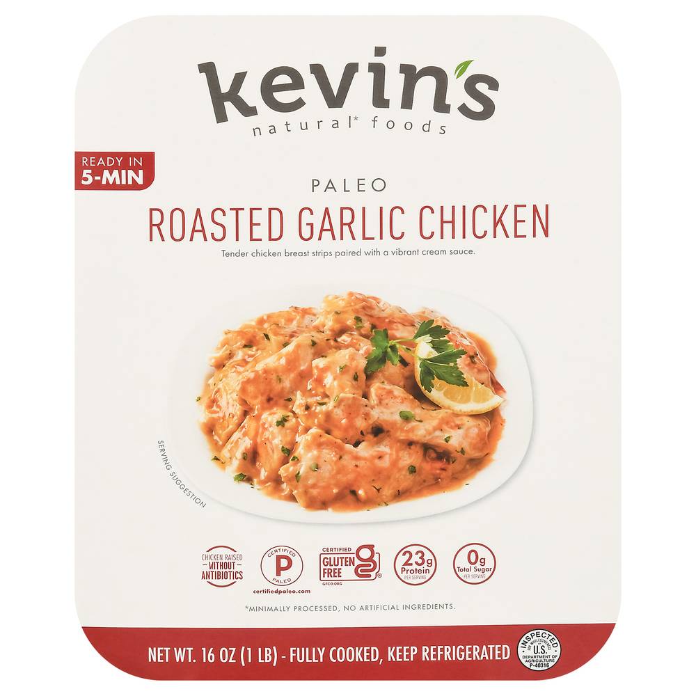 Kevin's Natural Foods Paleo Roasted Garlic Chicken (1 lbs)