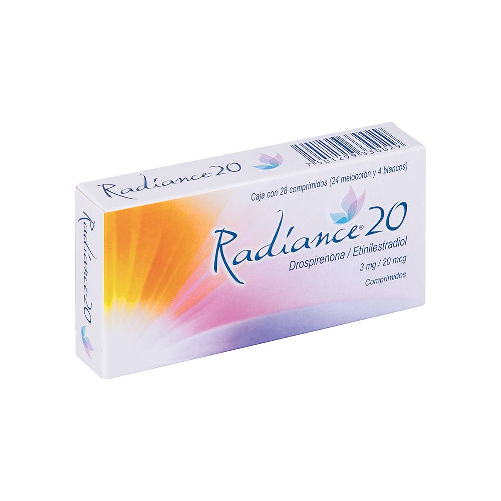 Radiance comprimidos 3 mg / 20 mcg (28 piezas)