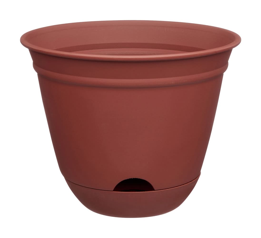 TrueLiving Self Watering Omni Planter, 6 in, Terracotta