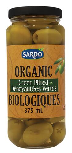 Sardo Organic Pitted Olives (375 ml)