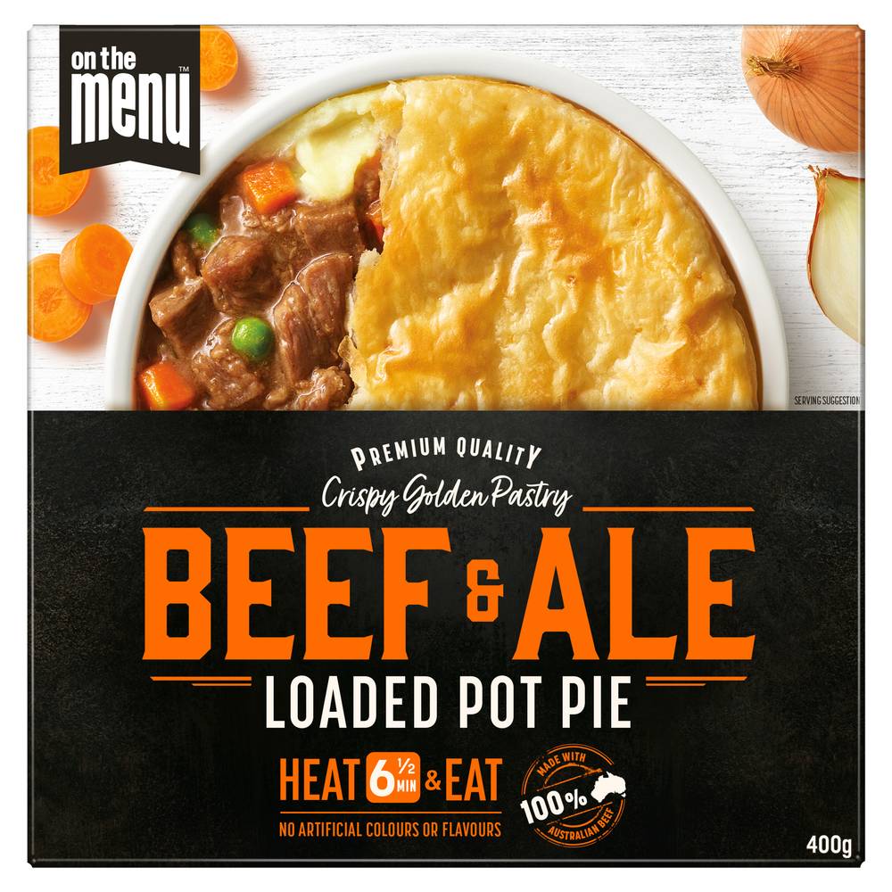 On The Menu Beef and Ale Pot Pie Delivery Near Me Order Online Uber
