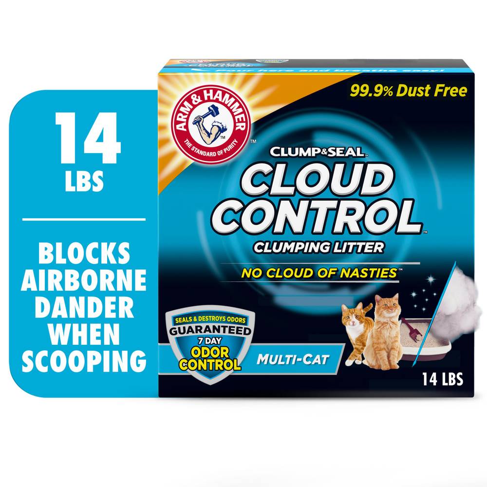 Arm & Hammer Cloud Control Multi-Cat Breathe Easy Clumping Litter (14 lbs)